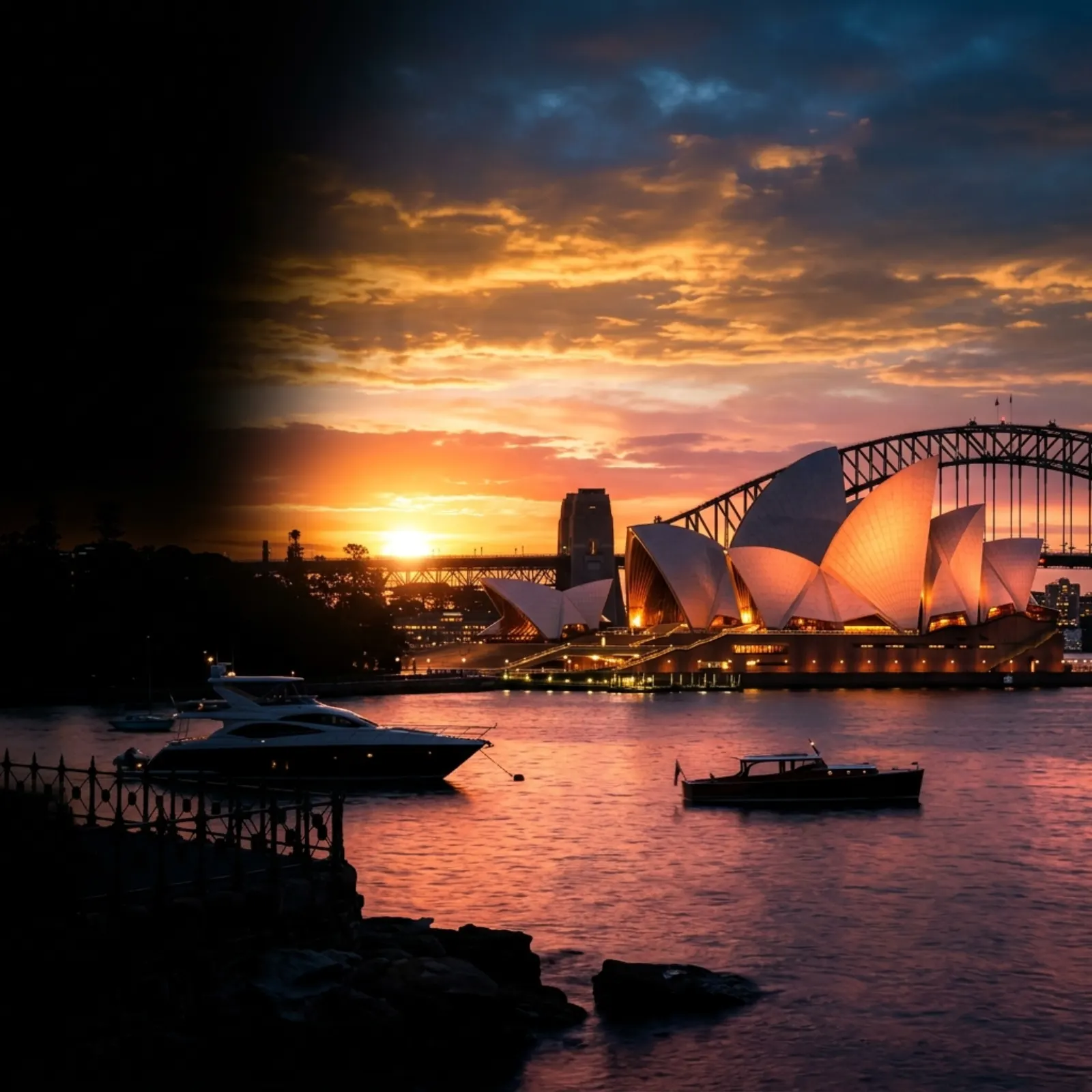 Scenic view of AUSTRALIA