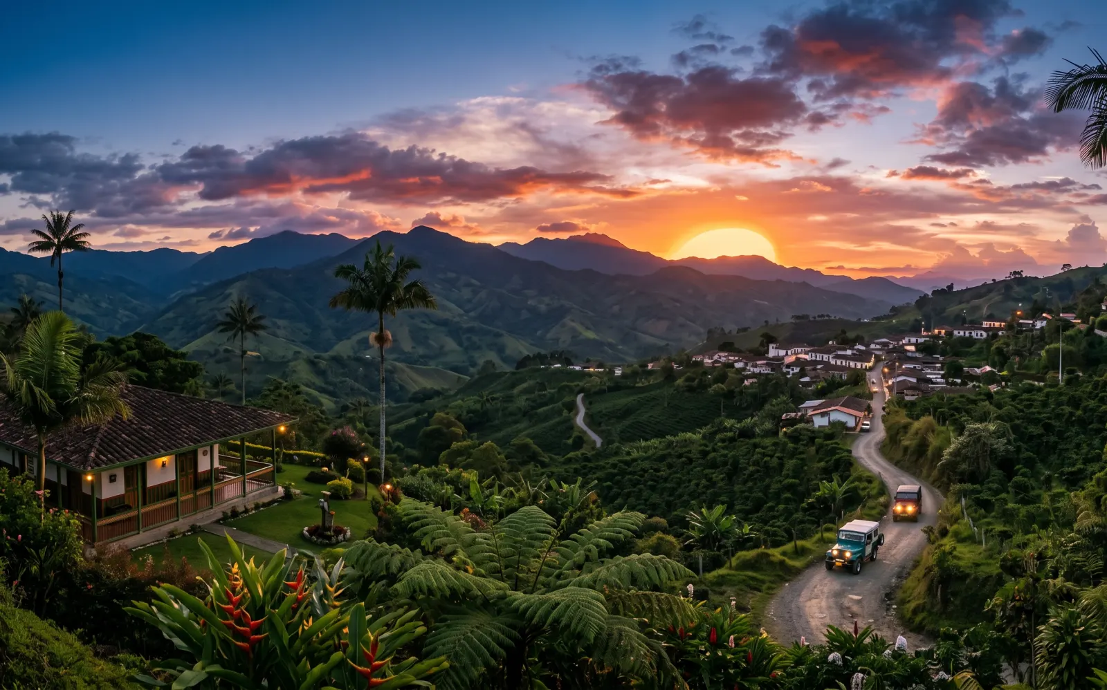 Scenic view of COLOMBIA