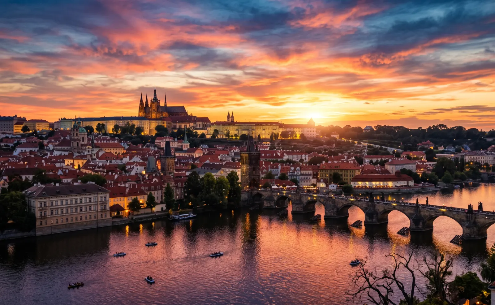 Scenic view of CZECHIA