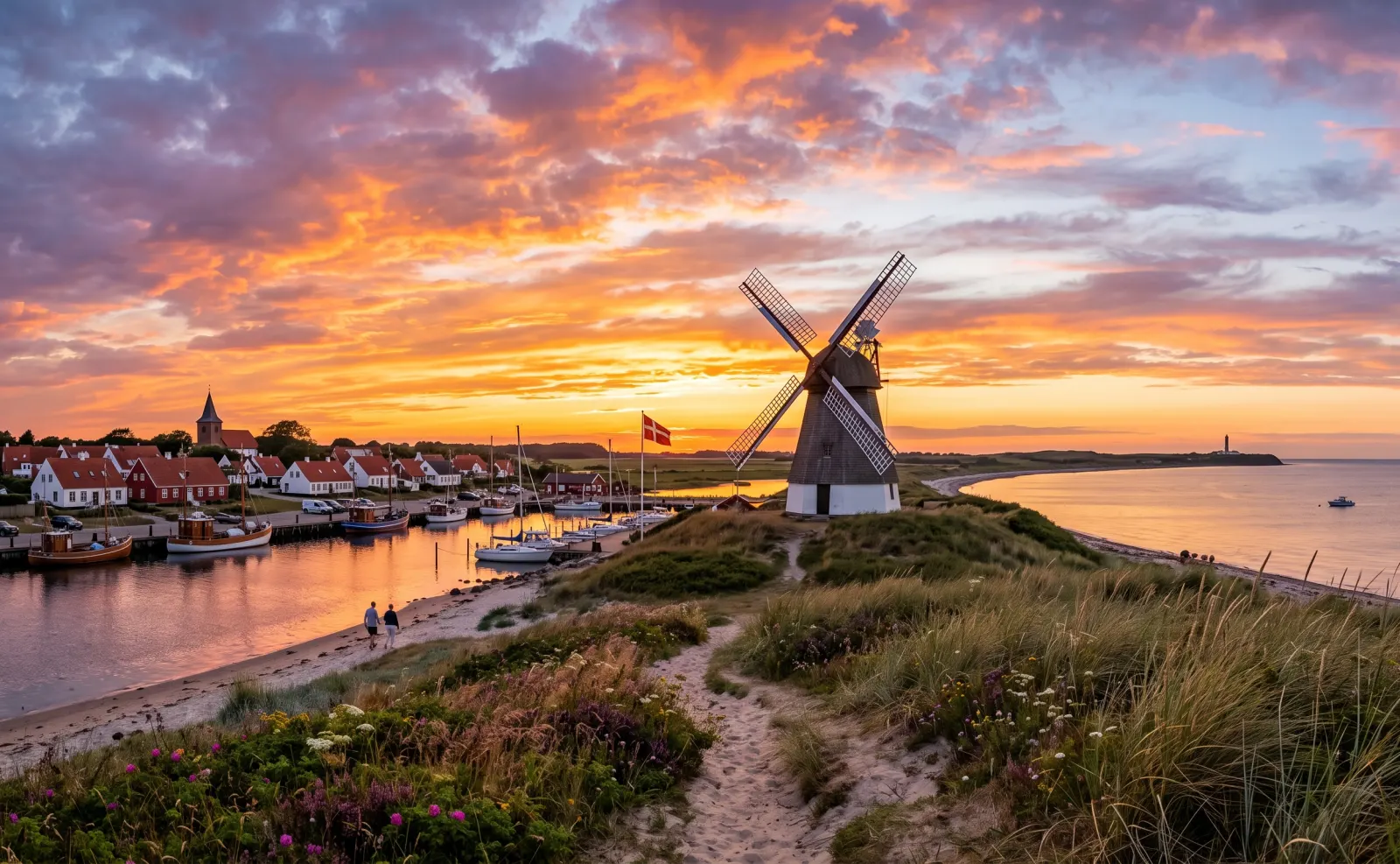Scenic view of DENMARK