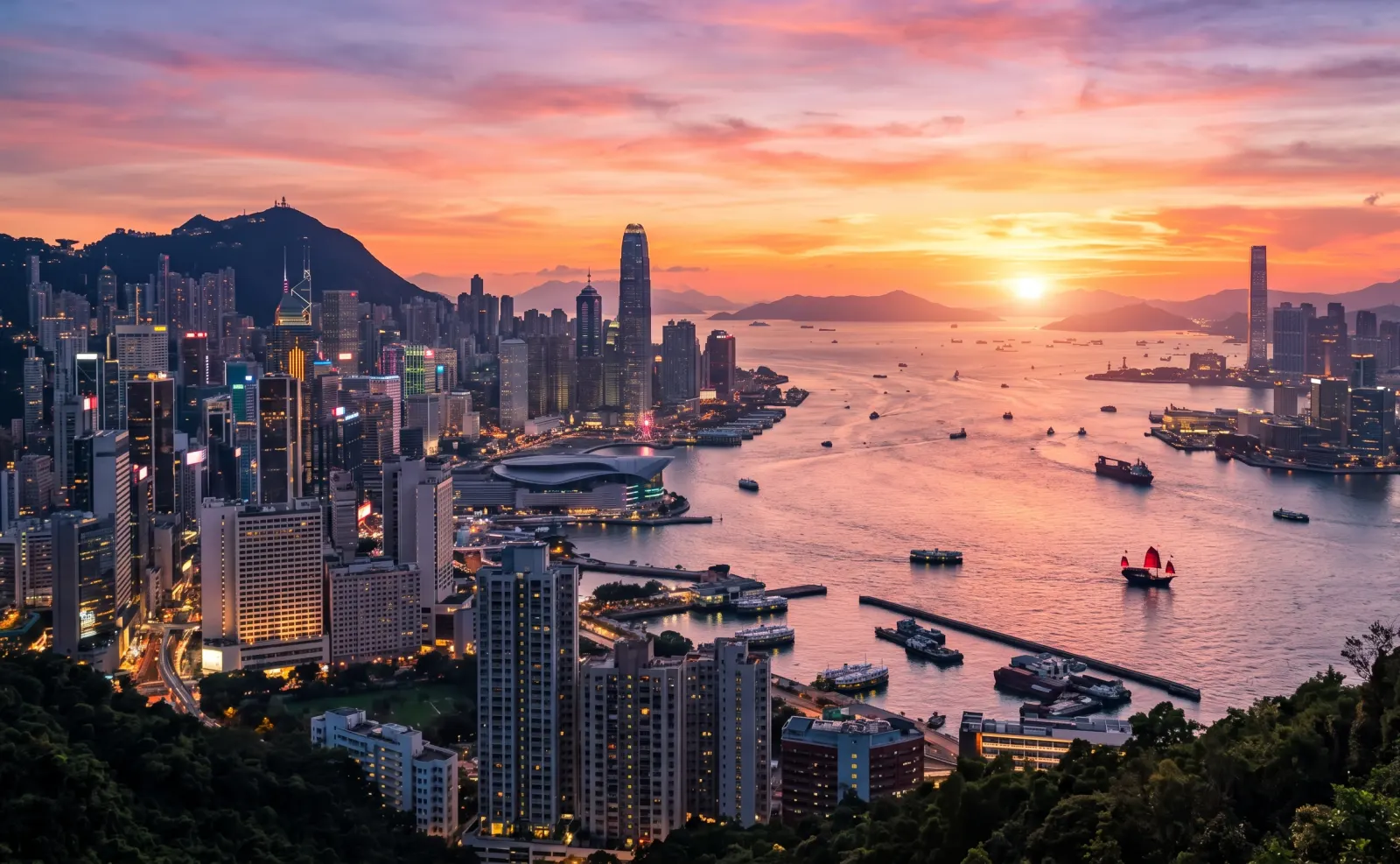Scenic view of HONG KONG SAR CHINA