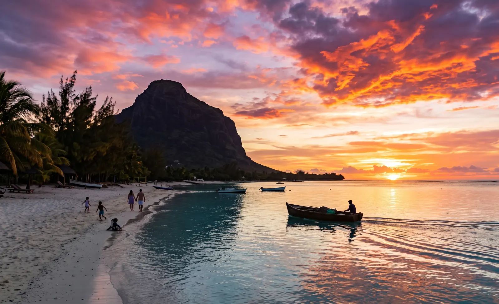 Scenic view of MAURITIUS
