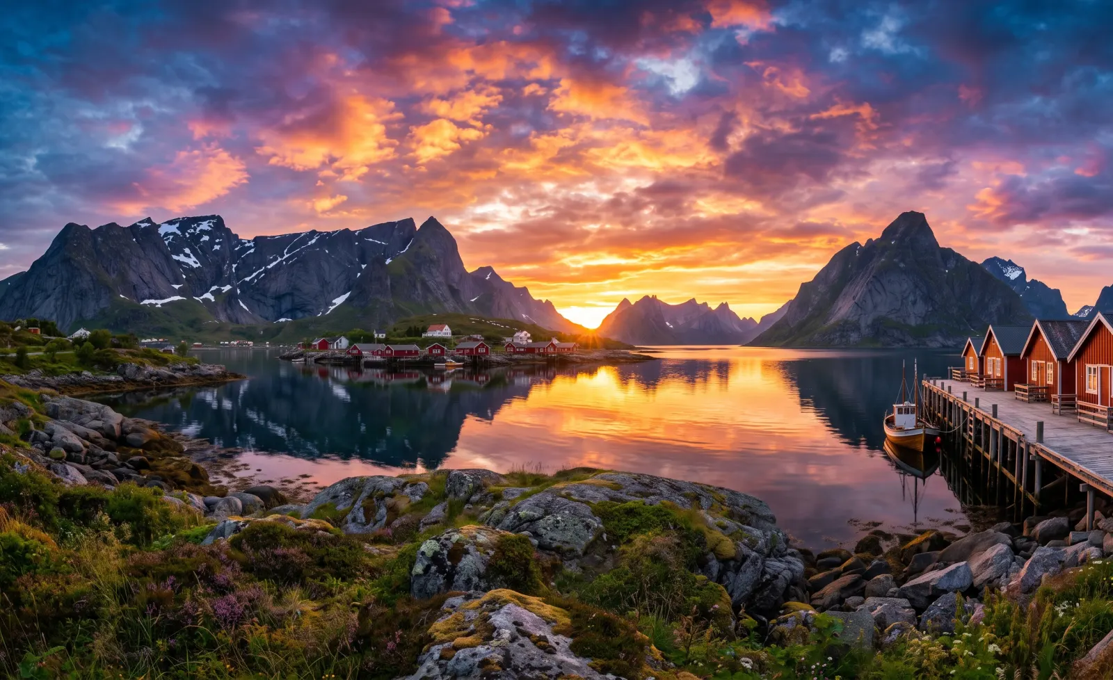 Scenic view of NORWAY