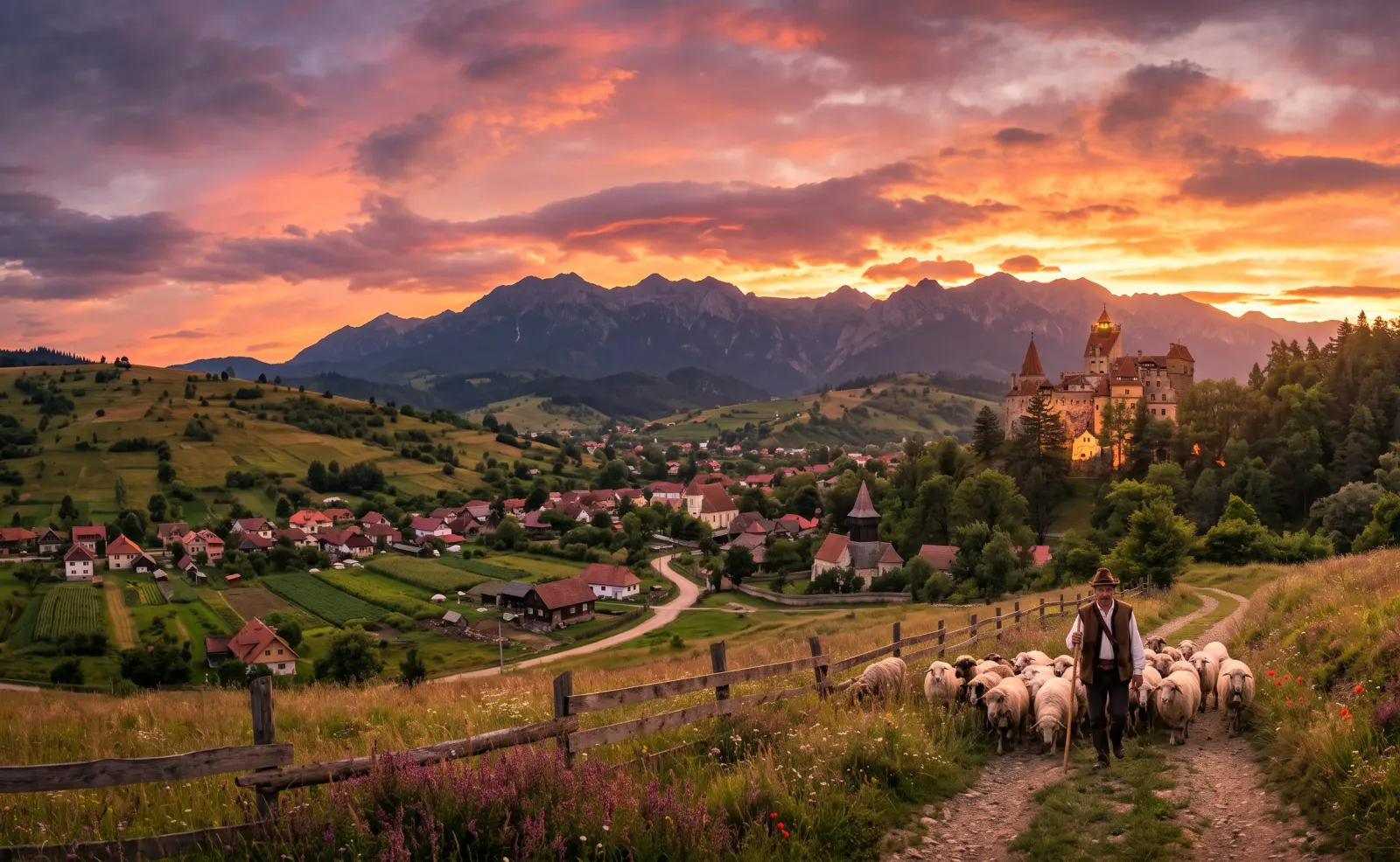 Scenic view of ROMANIA