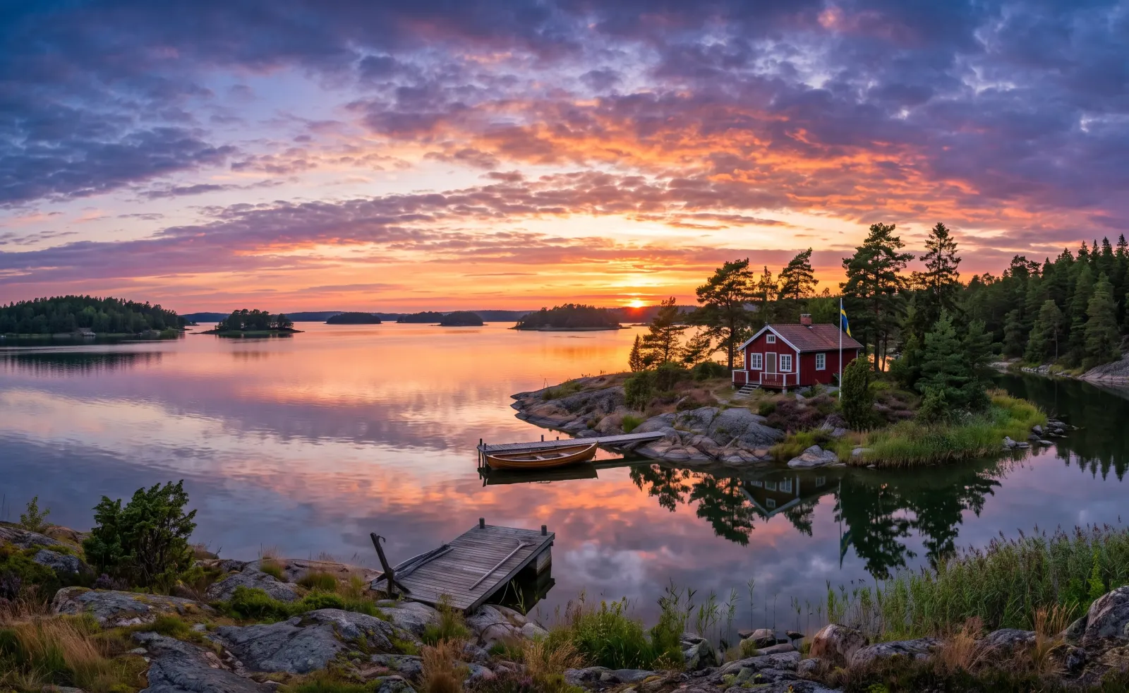 Scenic view of SWEDEN