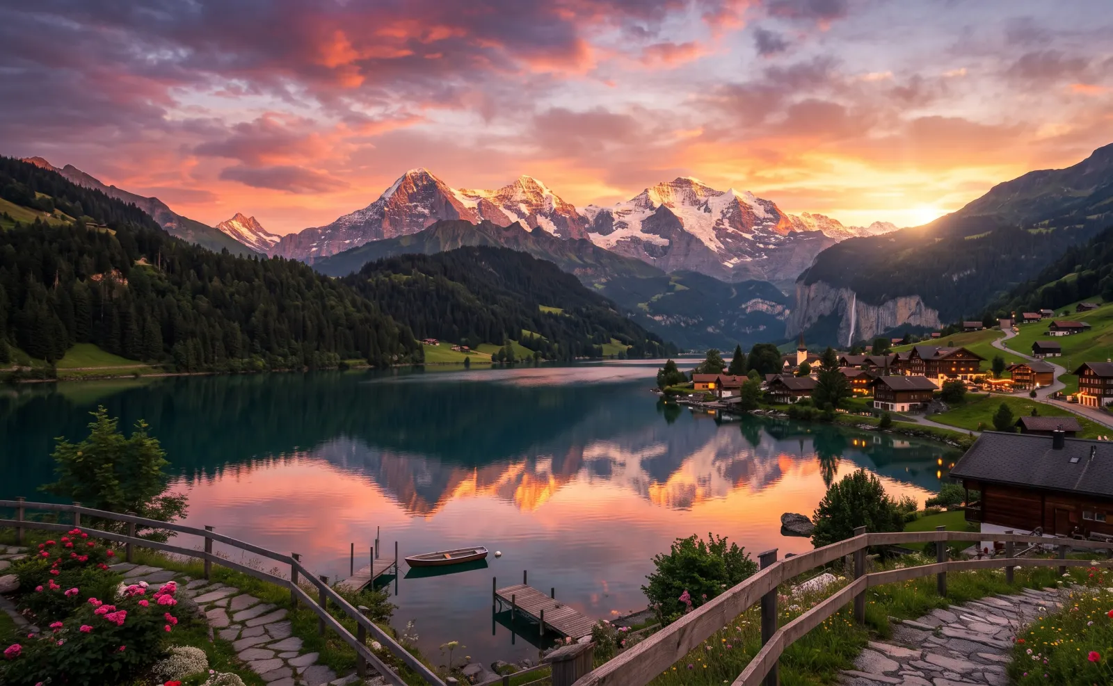 Scenic view of SWITZERLAND