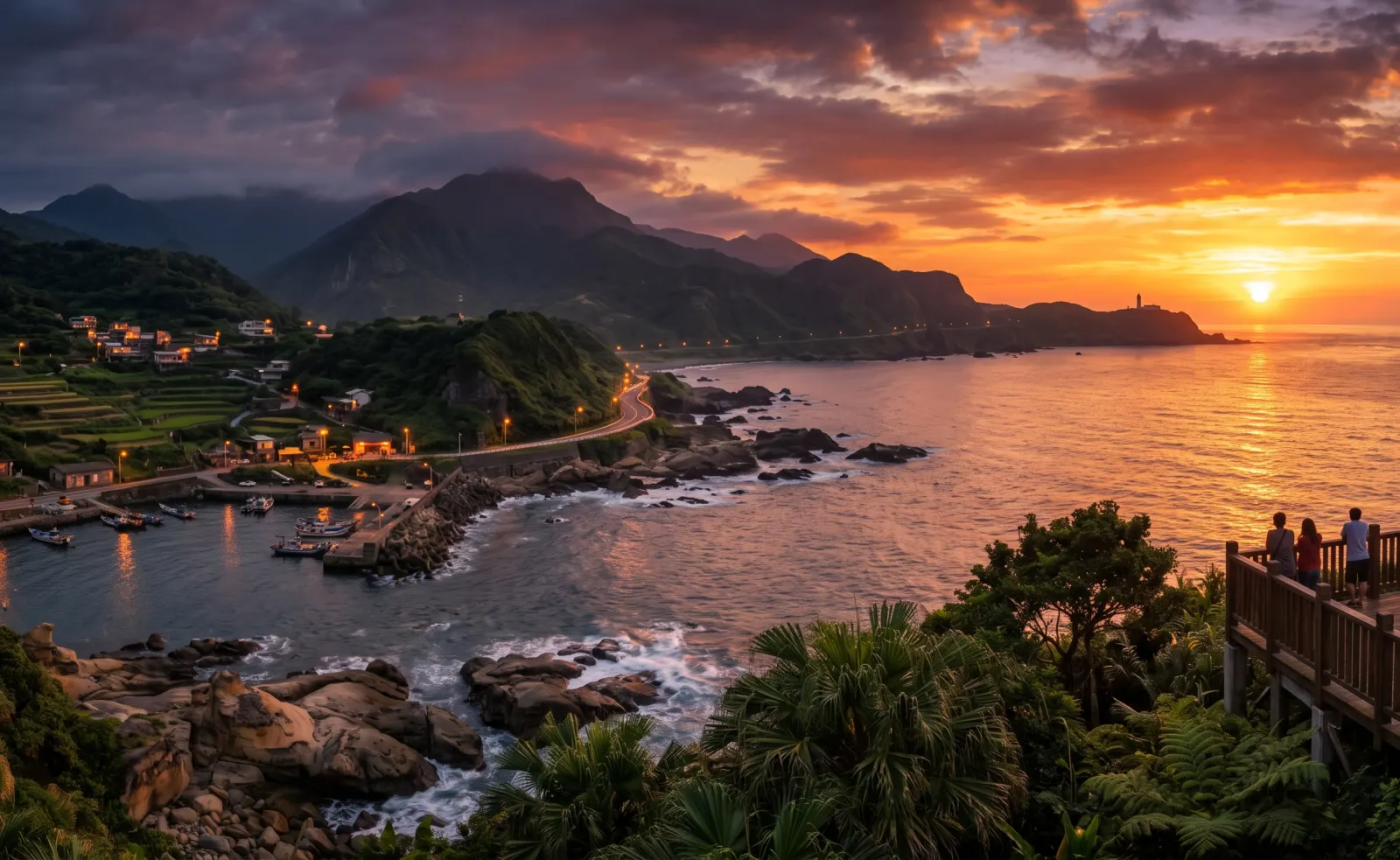 Scenic view of TAIWAN